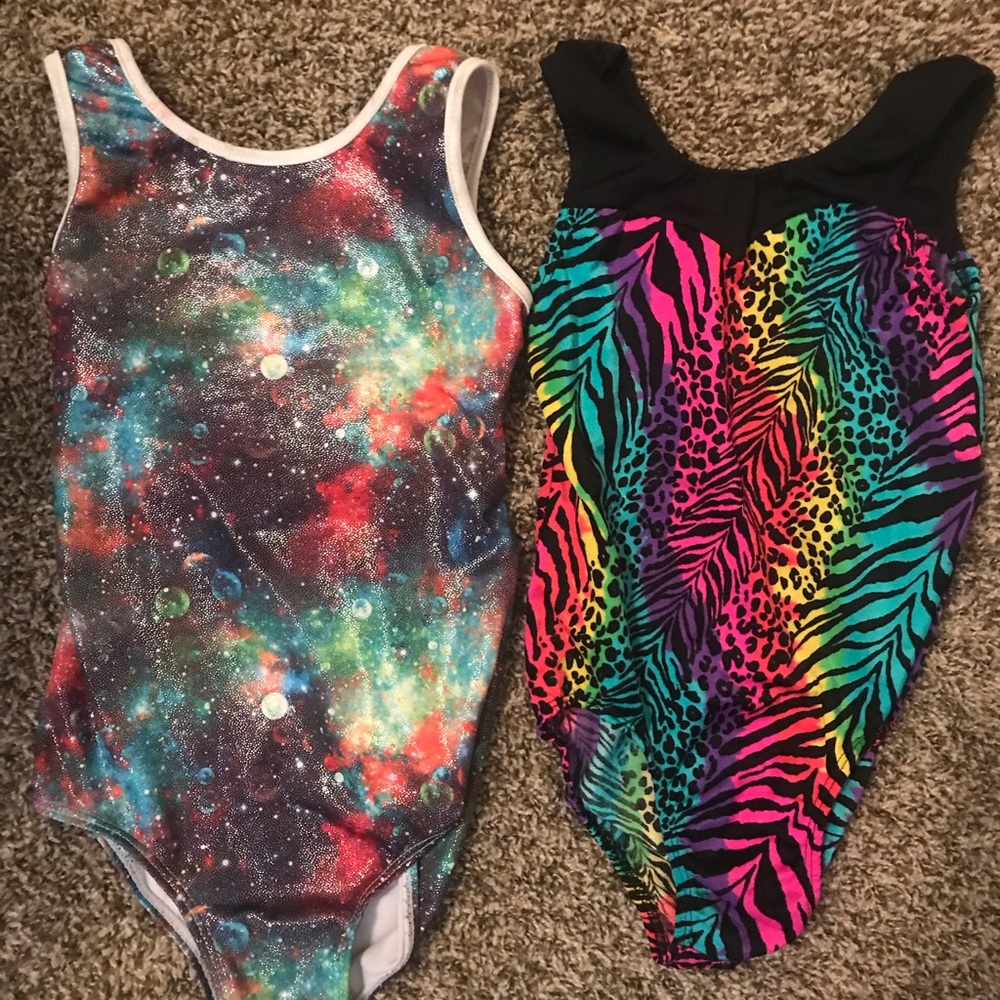 Girls gymnastics leotard lot